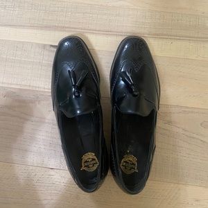 Leather Florsheim Loafers  Tassle Wingtip 9.5
